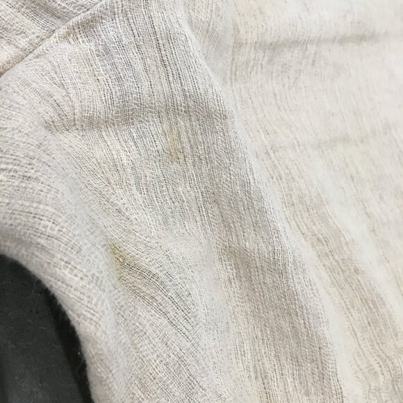 EILEEN FISHER Beige Italian Linen Cotton Blend Textured Pant - Picture 10 of 16